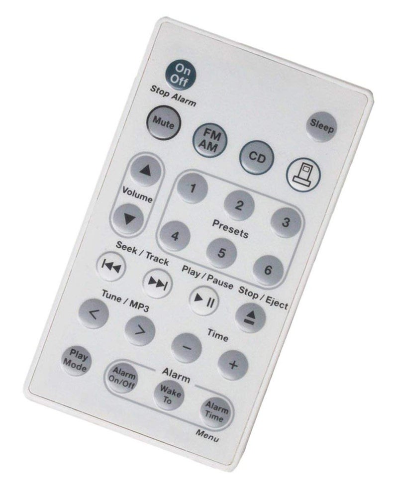 New Remote Control Replaced for Bose Wave Music System AWRCC1 AWRCC2 aka Wave Radio/CD II (White Color)
